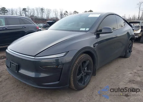 2026 Tesla Model Y Long Range Launch Series/Premium All-Wheel Drive from USA, damaged, VIN 7SAYGDEE3TF339998
